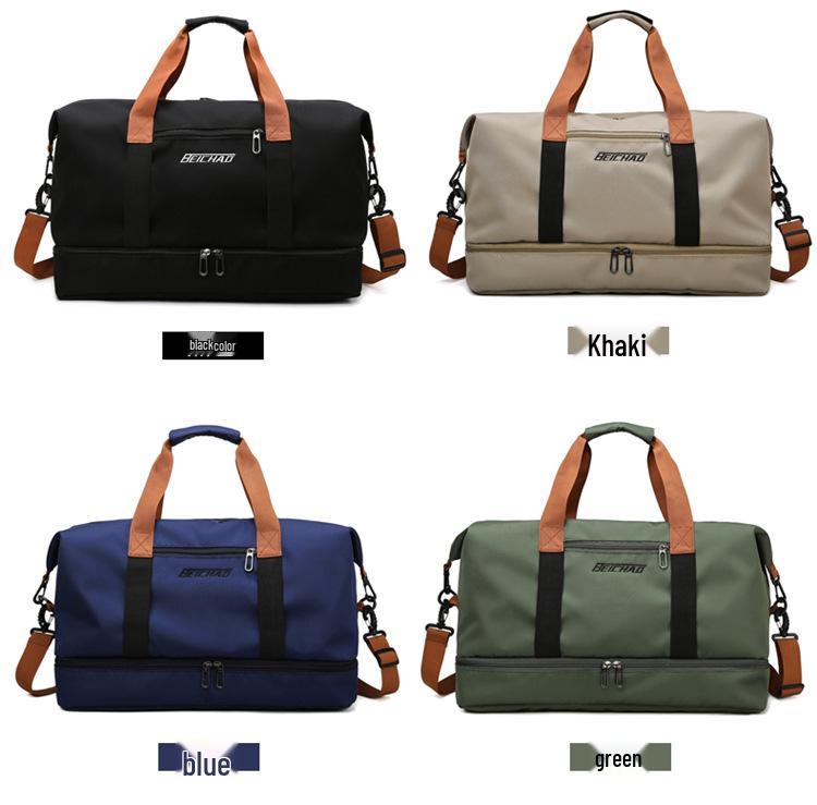 Женская легкая водоотталкивающая дорожная сумка с отделением для влажных/сухих вещей