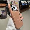 Применимо к Apple 17 тонкий кольцевой магнитный чехол для мобильного телефона жидкий силикон iPhone16proMax Макарон 15 защитный чехол