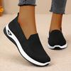 Женские дышащие сетчатые кроссовки Slip-On, легкая и удобная обувь для ходьбы