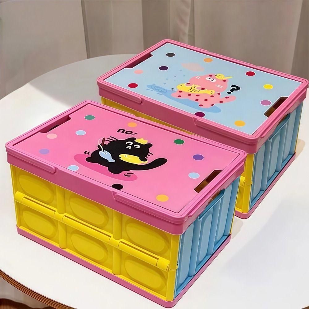 with 2 Handle Storage Basket Multipurpose Car Trunk Organizer For Camping/Picnic/Home Storage