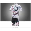 XINTOWN Cycling Jersey Short Set Men Breathable Moisture Wicking Bike Riding Outfit