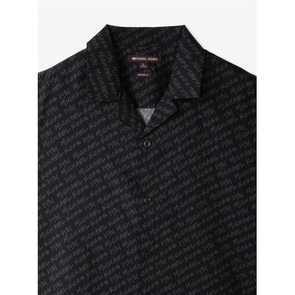 Michael Kors Футболка Script Camp Ot6403il9l1 Черный