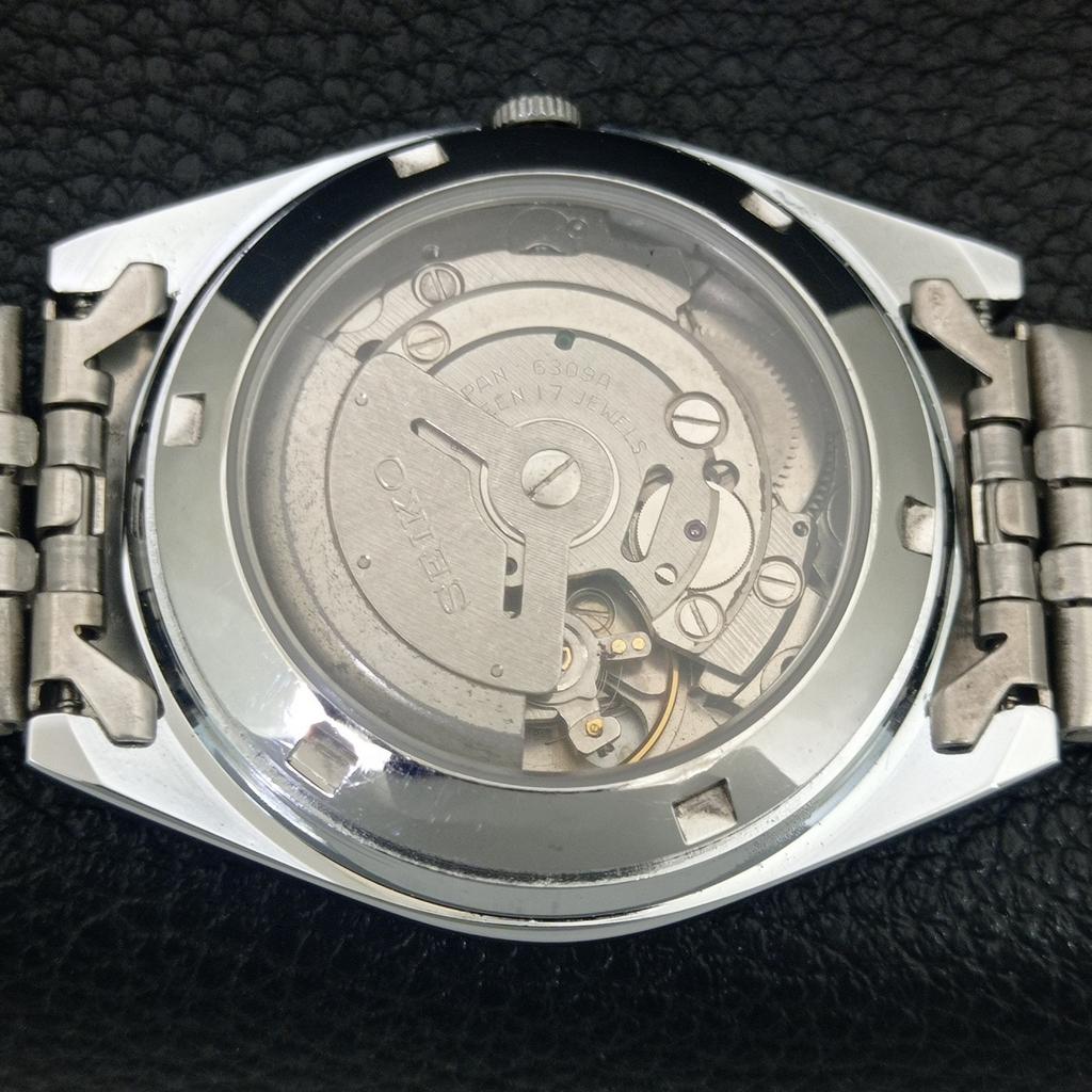 ОТРЕМОНТИРОВАННЫЕ SEIKO 5 АВТОМАТИЧЕСКИЕ 6309A ЯПОНИЯ МУЖСКИЕ ВИНТАЖНЫЕ ЗОЛОТЫЕ ЧАСЫ a442141-4