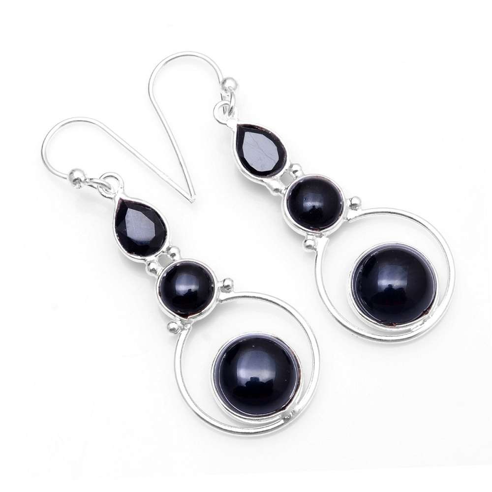 Серьги из натурального камня ларимар, твердые серьги из стерлингового серебра 925 пробы, серьги ручной работы, ювелирные изделия, подарок для женщин и девочек, E-1282