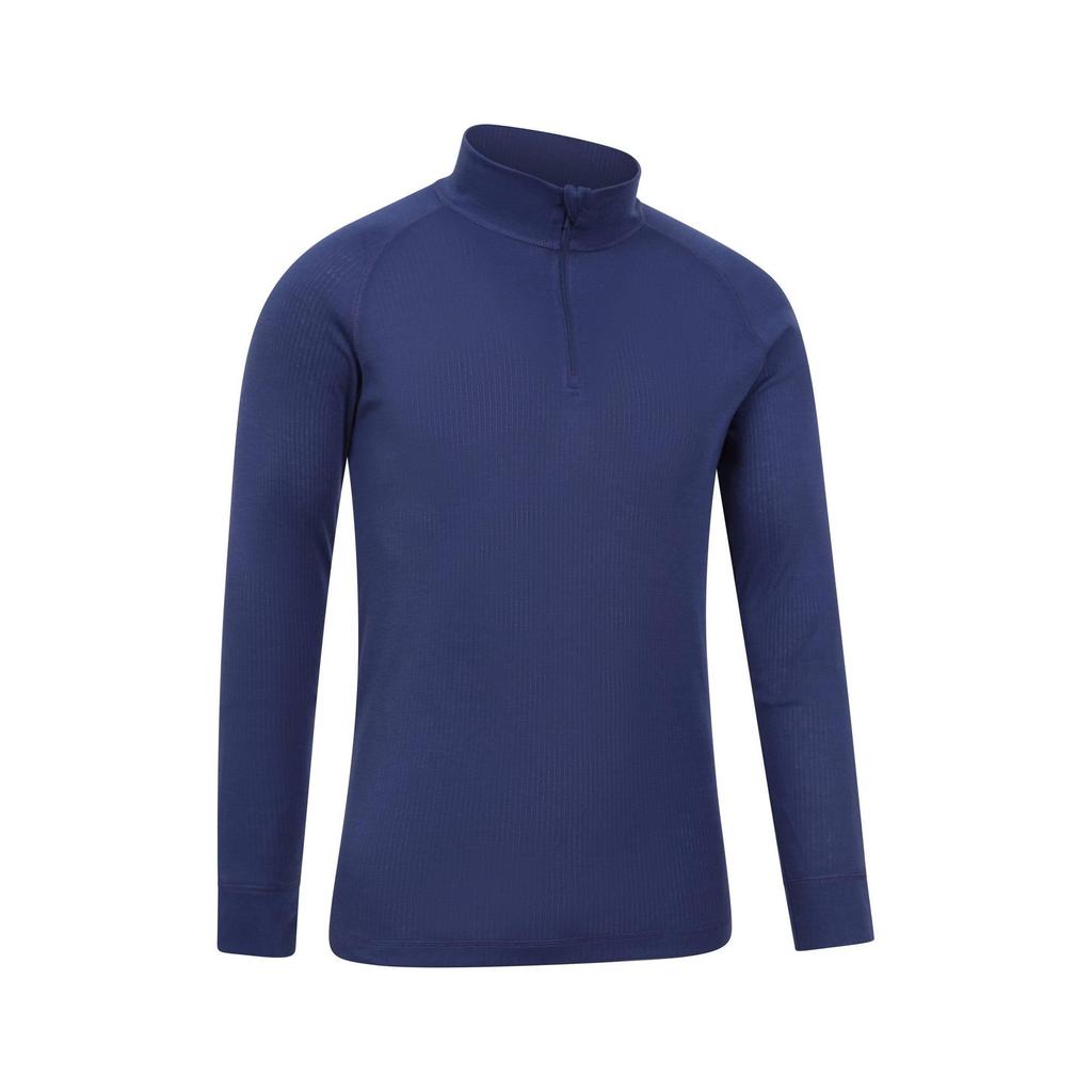 Mountain Warehouse Mens Talus Zip Neck Long-Sleeved Thermal Top