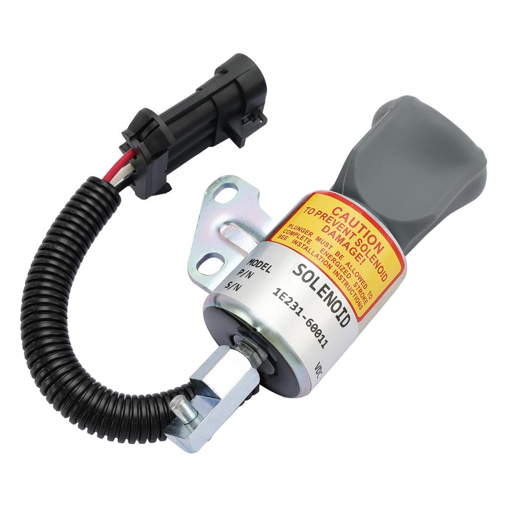 1E231-60011 Fuel Shut Down Solenoid For Kubota V2203 D722 D902 Engline M8200