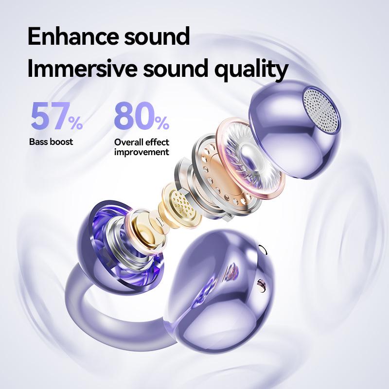 Беспроводные наушники M91AI Bluetooth с костной проводимостью: Зажимной, Высококачественный звук, Умный перевод, Беспроводной.