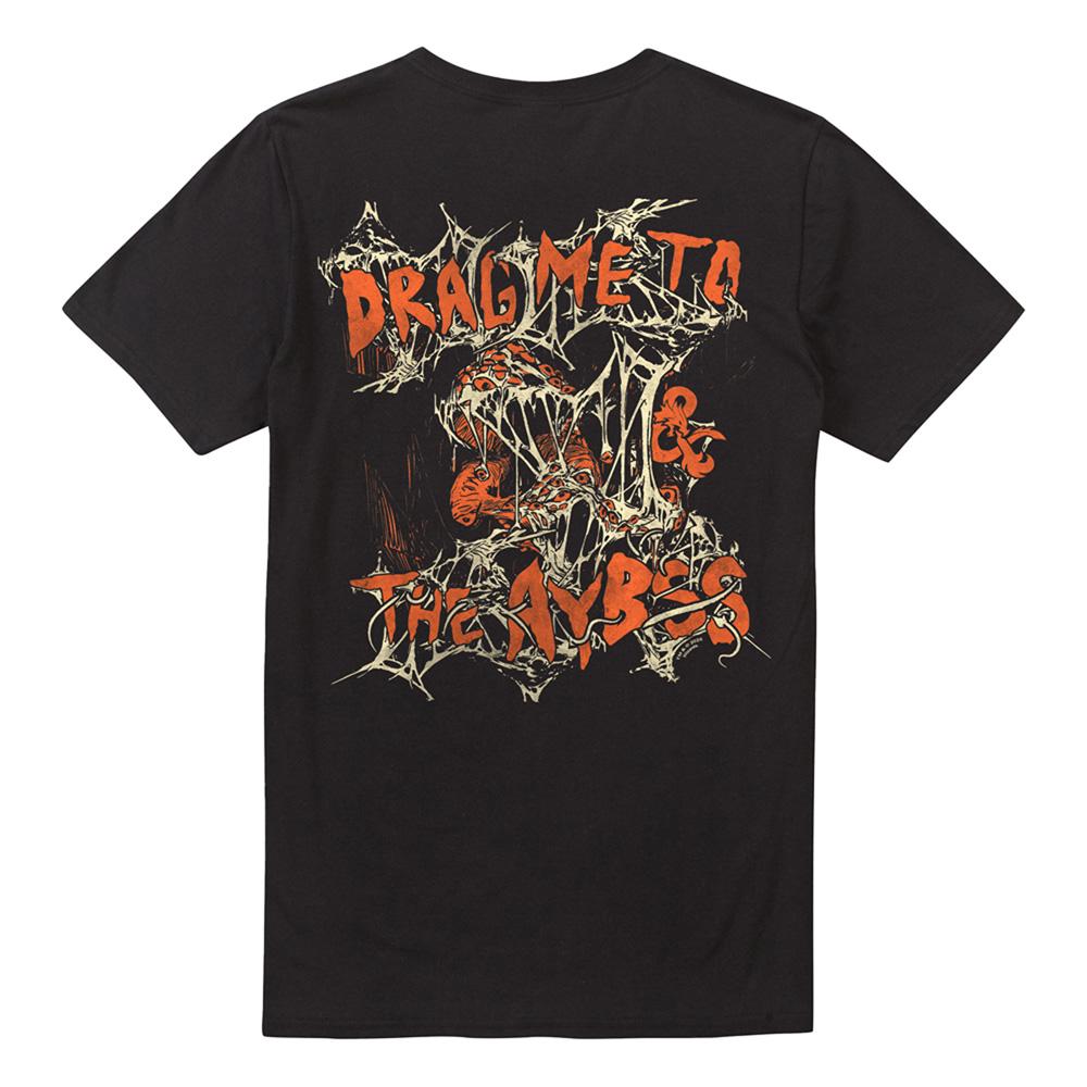 Dungeons & Dragons Unisex Adult Drag Me To The Abyss Back Print T-Shirt