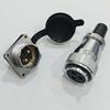 WS28 Reverse Mount Square Base Aviation Socket Connector, 26-Pin