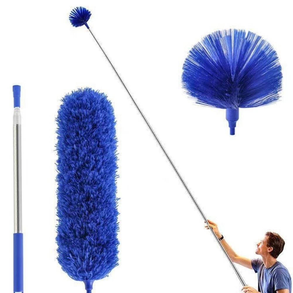Washable Telescopic Duster Ceiling Cleaning Cleaner Brush Spider Web Removal Home Cleaning