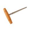 Guitar Pin Hole Reamer Handheld End Peg Hole Reamer Reaming Cutting Tool with Solid Wood T Handle