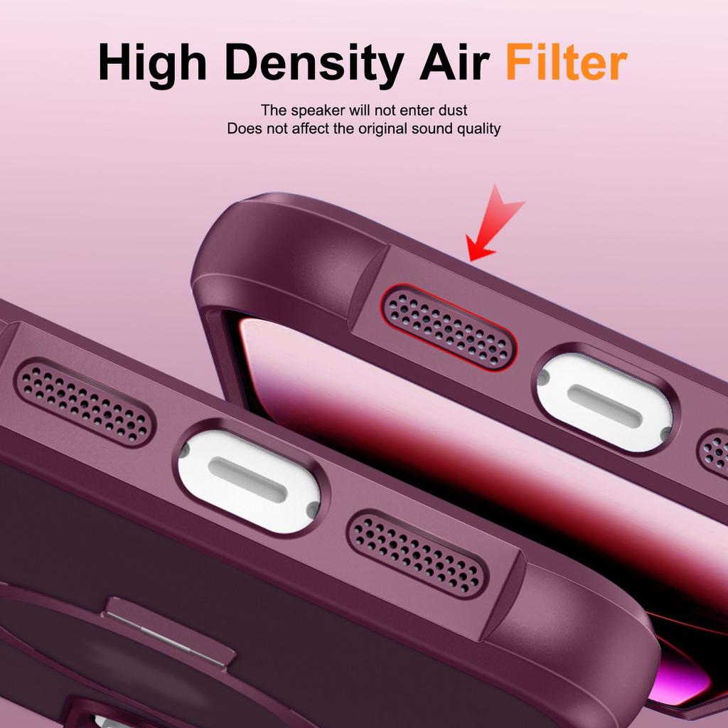 Магнитный чехол для беспроводного зарядного устройства Armor для IPhone 15 14 13 12 Pro MAX 11 Plus, матовый прозрачный силиконовый чехол с кольцом, защитная крышка подставки