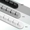 Силиконовый органайзер для кабелей и проводов, самоклеящийся, намотчик USB, зажимы для управления, контейнер для хранения для мыши, клавиатуры, гарнитуры, автомобиля