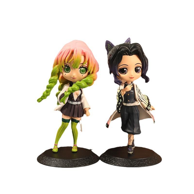 Аниме Nezuko Tanjirou Zenitsu Inosuke Kyoujurou Giyuu Kawaii Qposket ПВХ модель игрушки собирать подарок