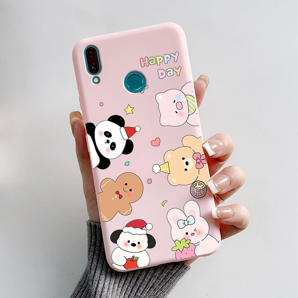 Силиконовый чехол для Huawei Y9 2019 Чехол JKM-LX3 Мультяшный Мягкий ТПУ Fundas Чехол для телефона Для Huawei Y9 2019 Y 9 Чехлы Ударопрочный Coque