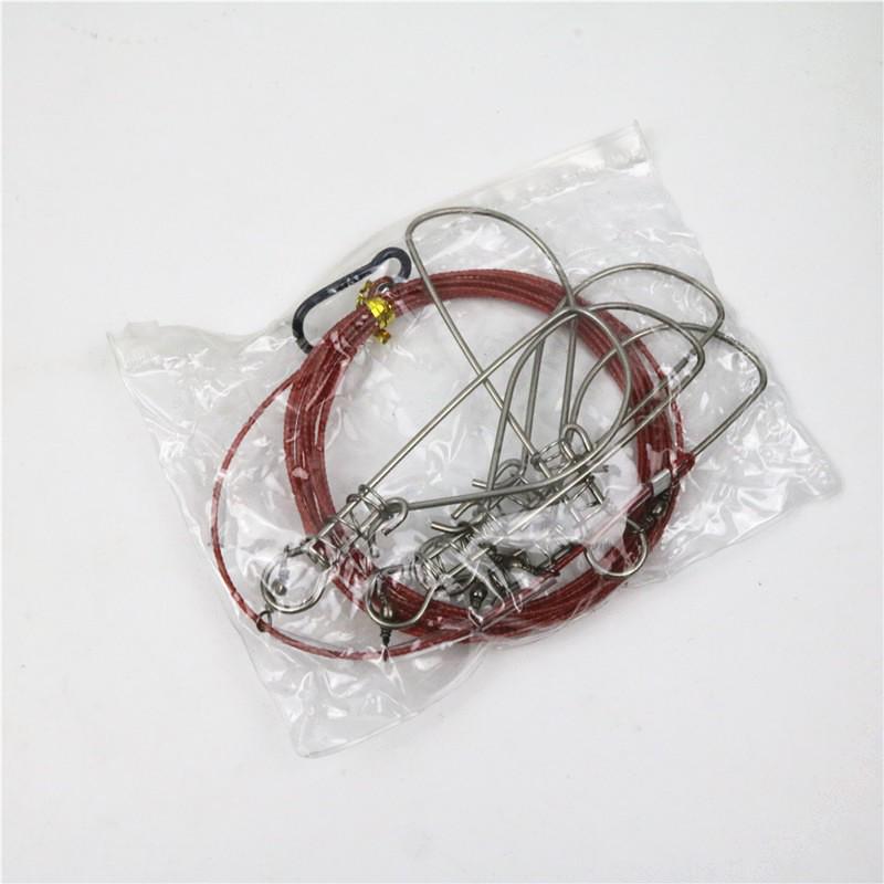 Металлический фиксатор для рыбы 14 см с поплавком, 5 зажимов, нейлоновый шнур, зажим для приманки/живой рыбы