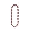 2.4mm Colorful Bead Chain for DIY Jewelry – Painted Iron Wave Chain with Buckle Pendant Connector