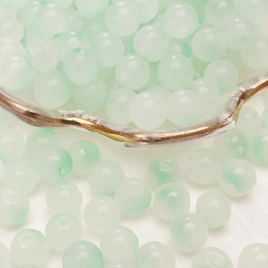 Браслет из стеклянных бусин «половина сахара» с пузырьками желе 8-10 мм - круглые свободные бусины для аксессуаров ручной работы