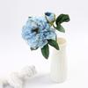 Букет искусственных цветов синего цвета, искусственные розы для домашнего декора в помещении, садового декора, украшения свадебной вечеринки, уличные аксессуары для вазы
