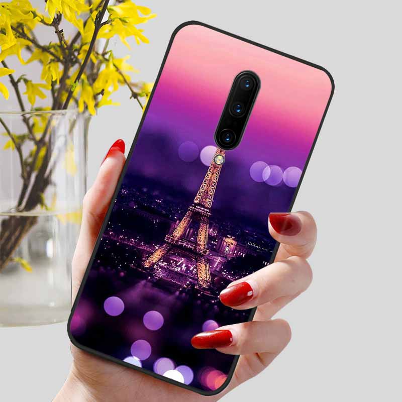Phone Cover For Oneplus 7 Pro Case Lovely Printed TPU Silicon Soft Capa On for One Plus 7 7T Pro Oneplus7 7Pro Protection Covers