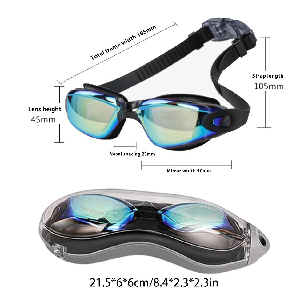 Adults Swim Goggles Anti Fog Swimming Goggles Waterproof UV Protection Swimming Goggles Swim Sports Eyewear for Swim Training