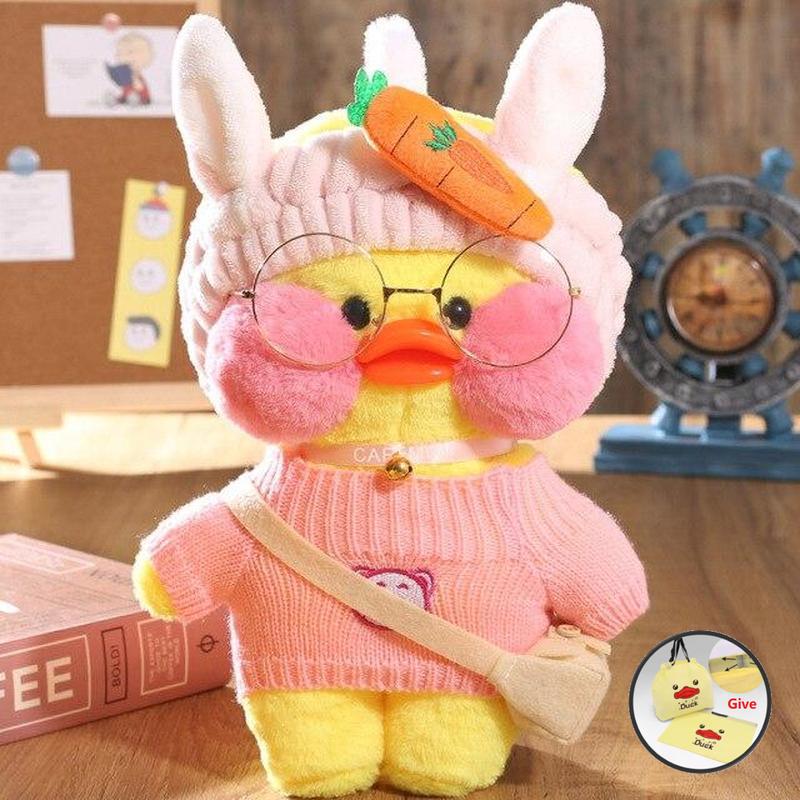 Kawaii 30 см Plushie Lalafanfan желтая утка животное плюшевые мягкие игрушки для девочек детская милая кукла подарок на день рождения/Рождество