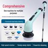Водонепроницаемая ручная электрическая скруббер-губка - Беспроводная, многофункциональная для чистки кухни и пола