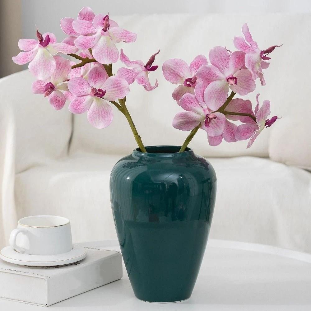 7 Heads Phalaenopsis Branch Real Touch Simulation Orchid Flowers Fake Flower Party Favors