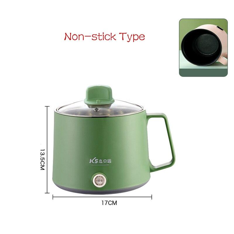 Multifunction Cooking Machine Non-stick Pan Electric Rice Cooker Stainless Steel Cook Pot Household Dormitory Hot Pot 1-2 People