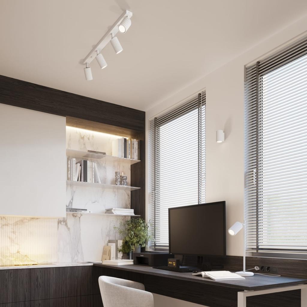 Carbon wall lamp 10 white