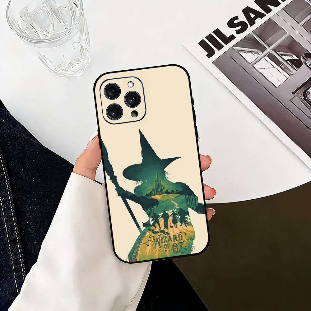 Чехол для телефона Фильм Волшебник из Страны Оз Для iPhone 17,16,15,14,13,12,11 Plus,Pro Max,XS,Мягкий Силиконовый Черный Чехол