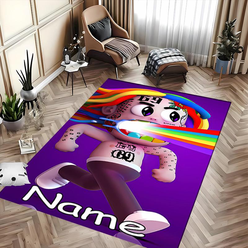 Custom personalization 6ix9ine TattleTales Area Rug - Perfect For Kitchen, Bathroom,Laundry Room Decor Large Size Available,Gift All Seasons