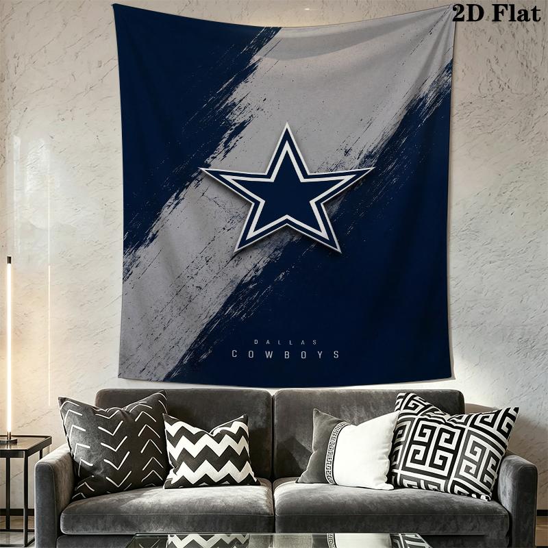 Стенной гобелен Dallas Cowboys Эстетичный настенный подвесной тканевый плед Декоративные гобелены для спальни гостиной Домашний декор