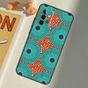 African Wax Fabric For Samsung Galaxy A26 A16 A06 A56 A36 A05 A22 A32 A52 A54 A34 A14 A55 A15 A53 A33 A35 Case