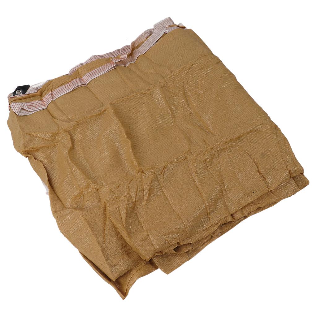 UV Block Shade Sail Thicken Slotting Sun Shade Sail for Villa Courtyard Outdoor Beige