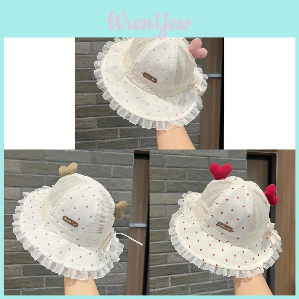 Baby Toddler Sun Hat With Broad Brim And Breathable Material For Summer Outings