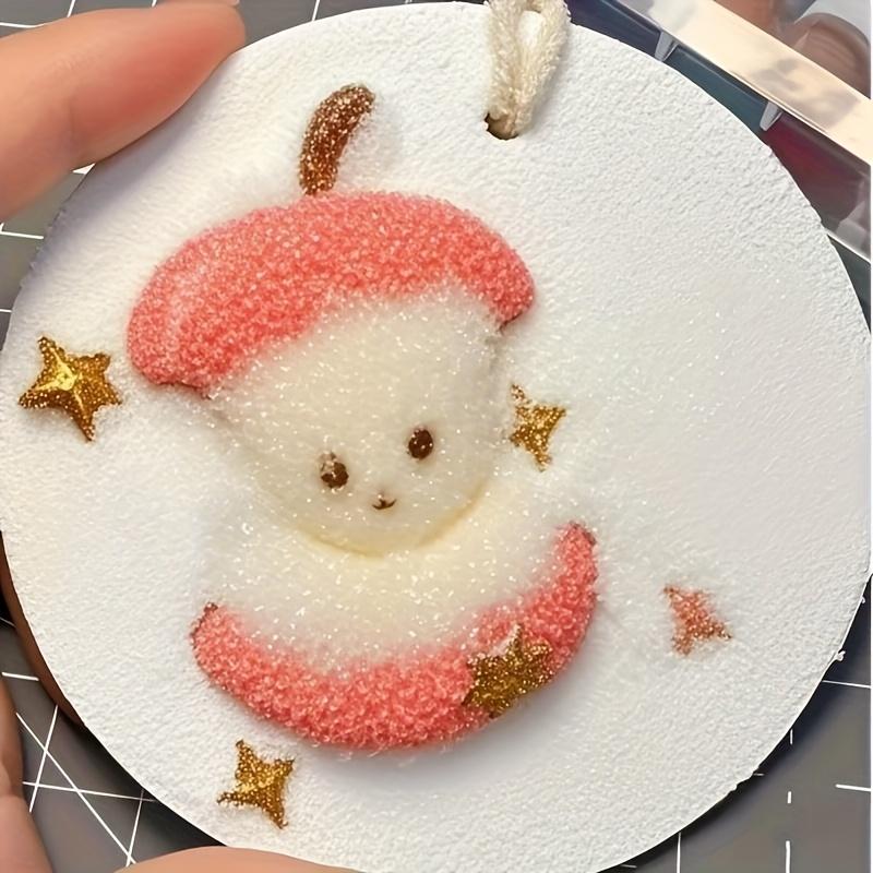 DIY 3D Art Paper, 10pcs Water-Activated Expansion Drawing Paper, Handmade 3D Foam Texture Creative Painting Paper
