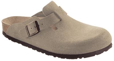 Сандалии мужские кожаные BIRKENSTOCK Boston, размер см, серо-коричневый, 27,0