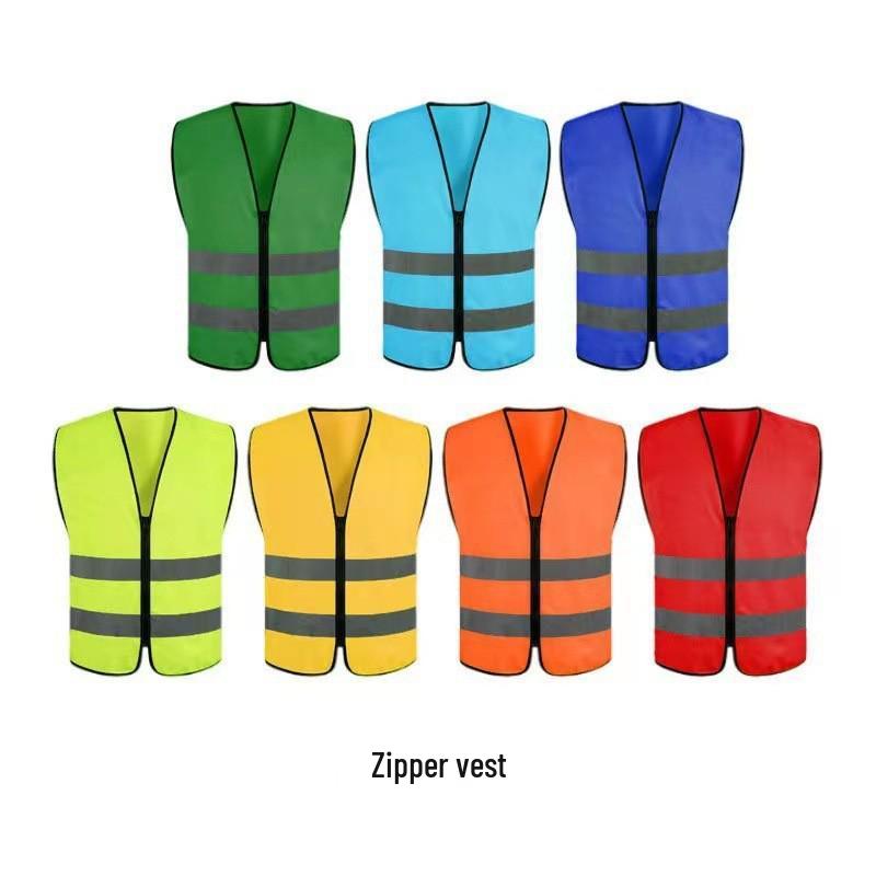 LED Reflective Safety Vest for Construction, Sanitation, and Night Riding