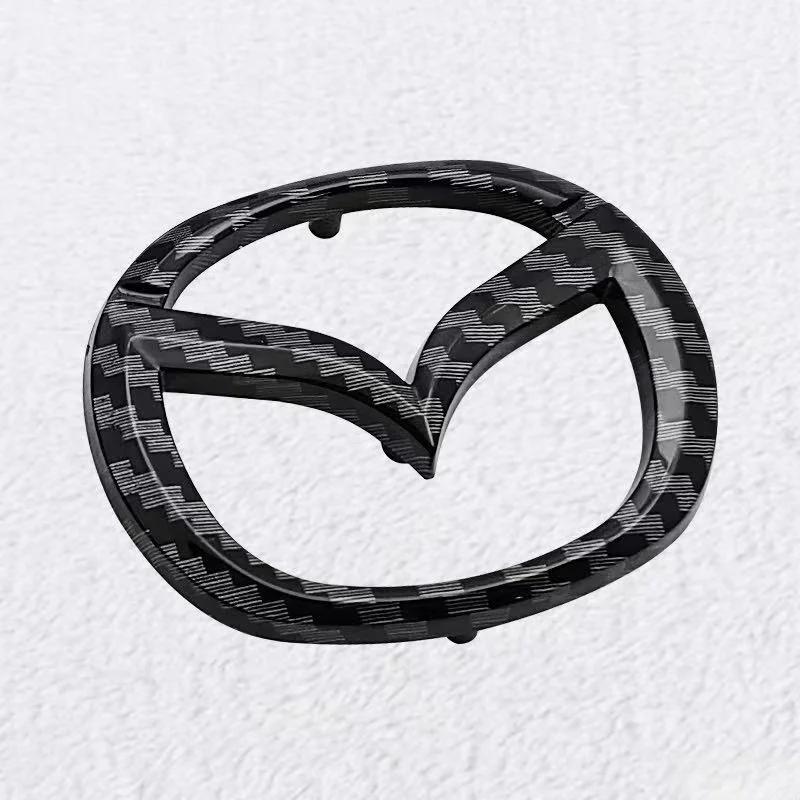 1pcs 3D ABS for Mazda 57x45mm Car Steering Wheel covers emblem Sticker steer wheel Badge Decal styling auto Accessories nnh3