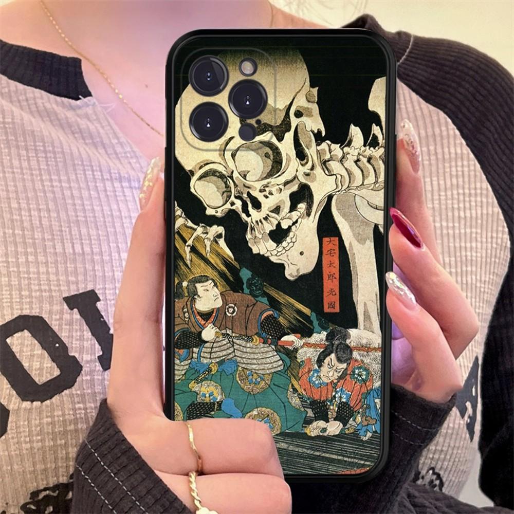 Чехол для телефона «Самурай» для iPhone Samsung Galaxy Redmi Xiaomi Oppo OnePlus Note SA 7 8 9 10 11 12 13 14 20 21 22 23 53 54 Pro Max Plus Ultra TPU Soft