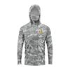 Mens UV Protection Fishing Hoodie Long Sleeve Breathable Outdoor Sunproof Hooded Top Angling