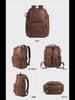 Men's Large Capacity High-End Crazy Horse Leather Backpack