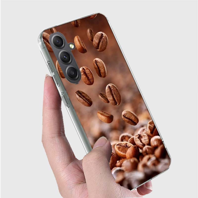 Newly Baked Coffee Beans Phone Case for Samsung A16 A26 A36 A56 A17 A37 A57 A07 A06 A02S A03 A04S A05S Galaxy Note 20 10 A50S A7