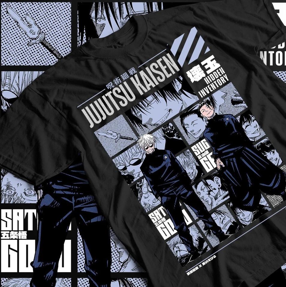 Футболка Jujutsu Kaisen Чосо Аниме Манга JJK Подарок Унисекс Футболка Черная Унисекс Футболка