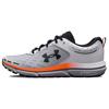 Charged Assert 10 White Black Orange Men Sneakers 3026175-101