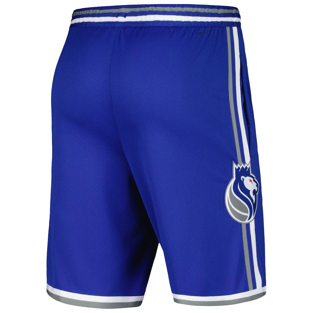 Nike Игровые шорты NBA Sacramento Kings 2023/24 Городская версия Модные баскетбольные шорты со средней посадкой Мужские шорты DX8718-495