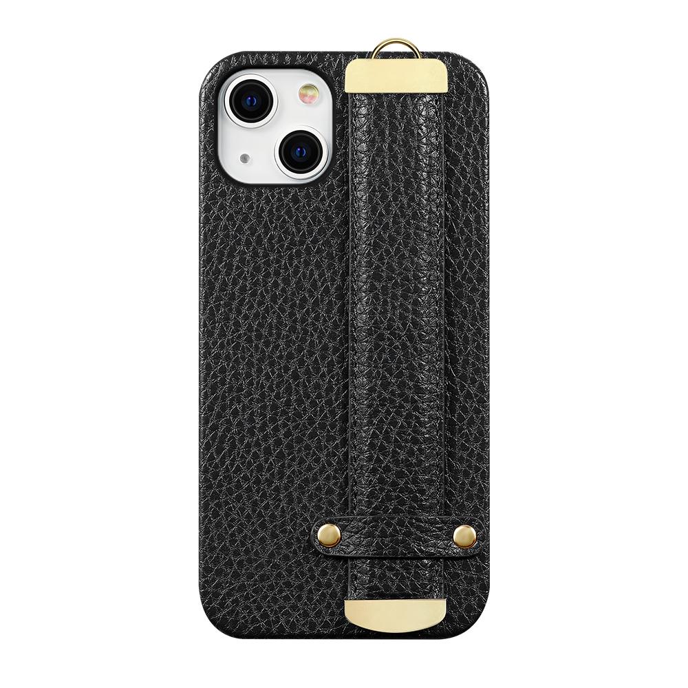 Чехол для телефона бренда LANGSIDI для iPhone 13, 12 Pro Max, 13pro, 13 Mini, роскошный кожаный защитный чехол-подставка с ремешком на запястье