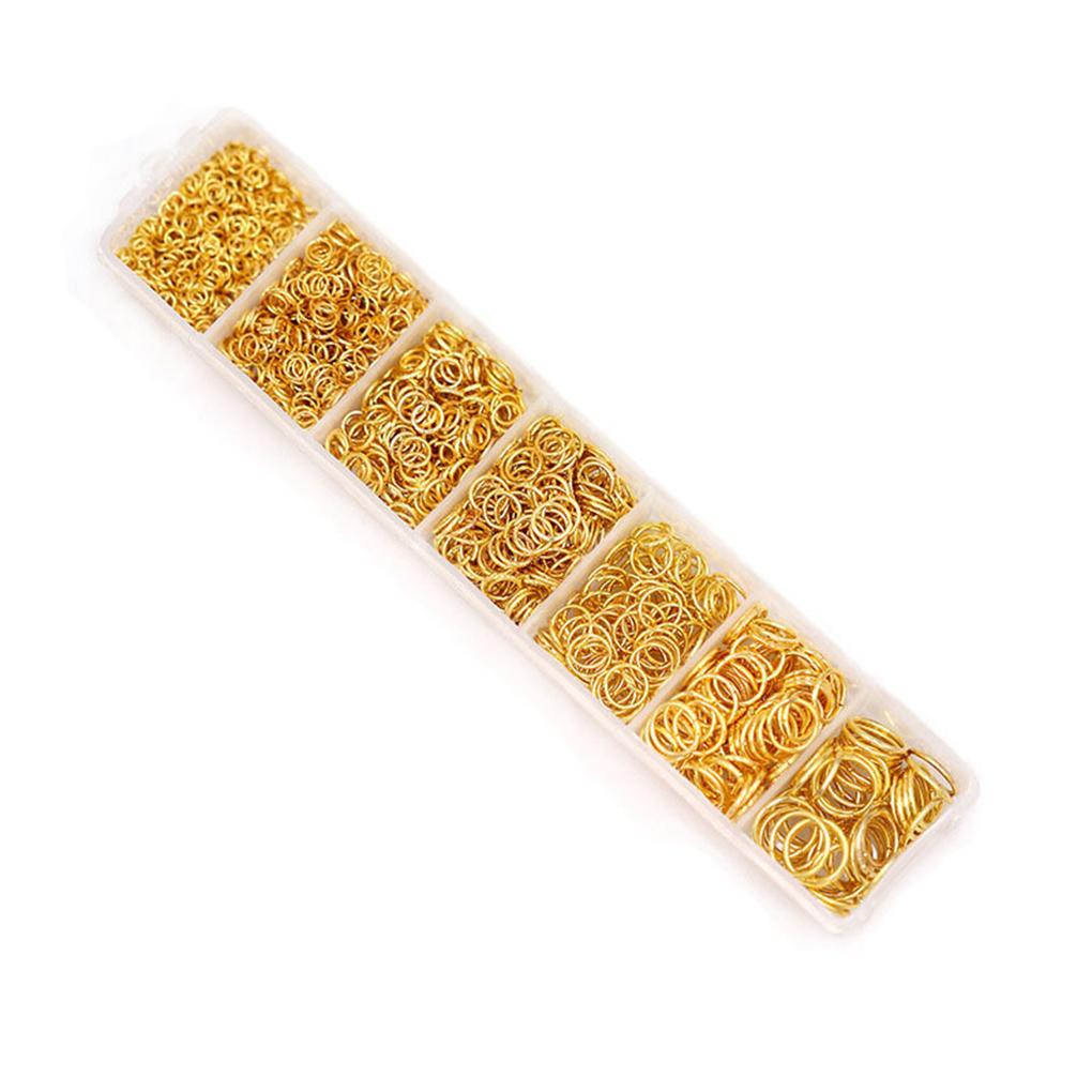 Jump Rings Crafts Making O Ring Closed Craft Self-Assembly Jewelry Findings Kit Components Charm Accessory Handmade