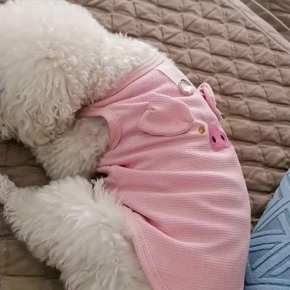 Breathable Dog Outfits Cotton Cat Suit New Pet Cloths  Summer